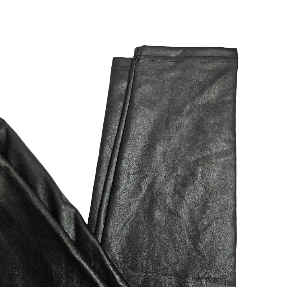 CI Sono Black Faux Leather Leggings Stretch Vegan Leather NWOT Ladies Size XL - Picture 4 of 11